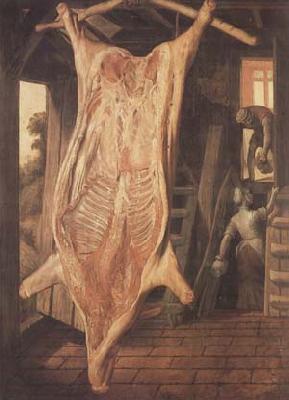 Joachim Beuckelaer Slaughtered Pig (mk14) oil painting image